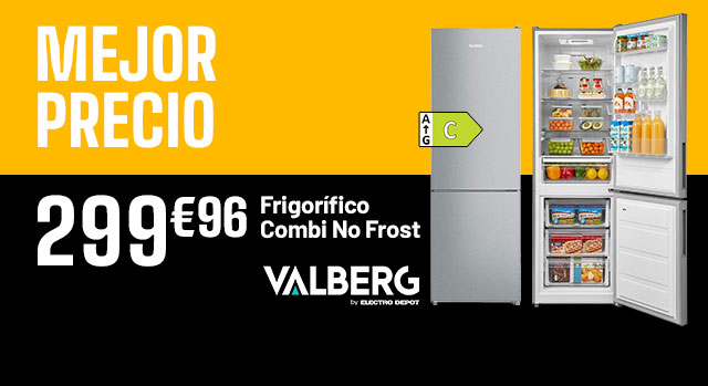 Mejor Precio - Frigorífico Combi No Frost - VALBERG - 299€96