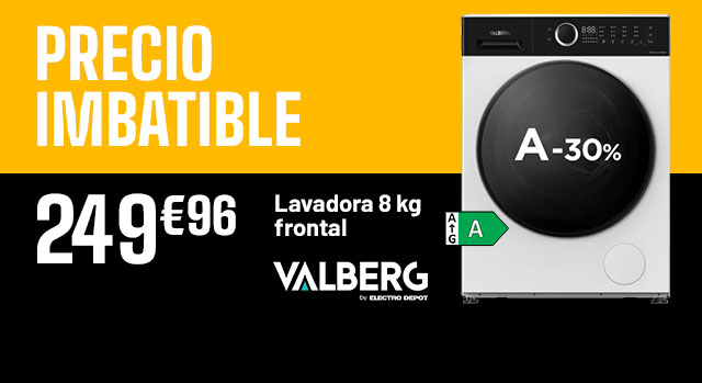 Precio Imbatible - Lavadora 8Kg Frontal - 249€96