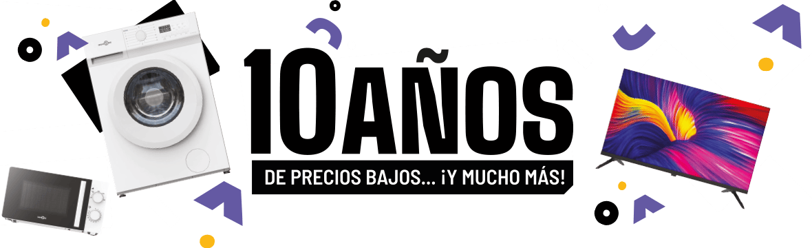 10 años de precios bajos... ¡y mucho más!
