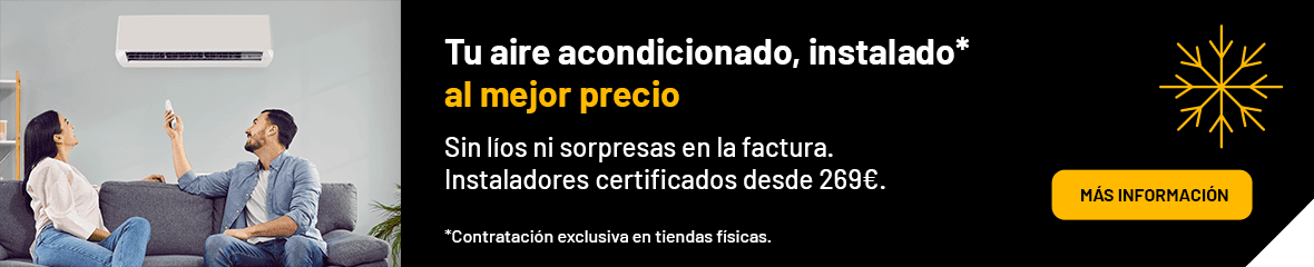 Tu aire acondicionado, instalado al mejor precio - Más información